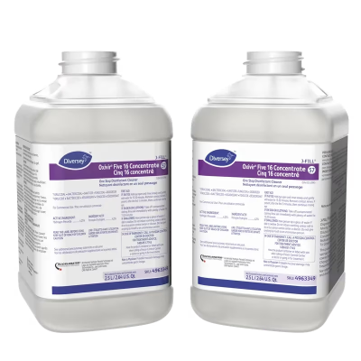 Oxivir® Five 16 One-Step Disinfectant 2.5 L Multi Surface Liquid Concentrate Accelerated Hydrogen Peroxide (AHP®) For J-Fill® 2/Case