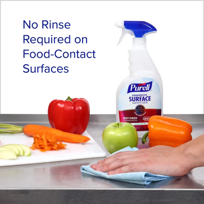 Purell® Unscented Food Service Sanitizer 32 FLOZ Multi Surface RTU 6/Case