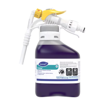 Crew® Restroom Cleaner Delimer & Descaler 1.5 L Multi Surface Non-Caustic Liquid Concentrate RTD 2/Case
