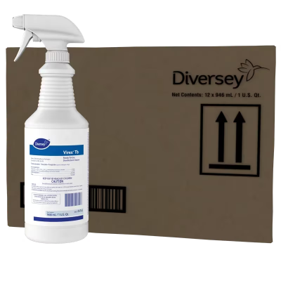 Virex® Tb Lemon Disinfectant 32 FLOZ Multi Surface Liquid RTU Quat 12/Case