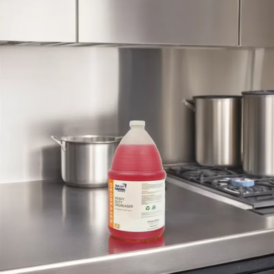 EcoLogic Solutions Citrus Scent Degreaser 1 GAL Multi Surface Heavy Duty Alkaline Concentrate 2/Case