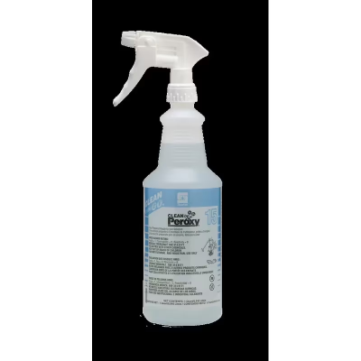 Clean on the Go Clean by Peroxy 15 Spray Bottle & Trigger Sprayer 32 FLOZ Plastic 12/Case