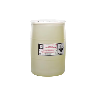 Clothesline Fresh® Chlorine Bleach 4 Mild Scent Laundry Bleach 55 GAL Alkaline Liquid Chlorinated 1/Drum