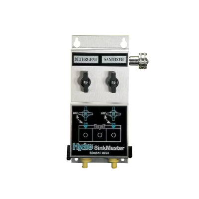 SinkMaster Chemical Management System 2 Product Metal Gray Black Wall Mount 1/Each