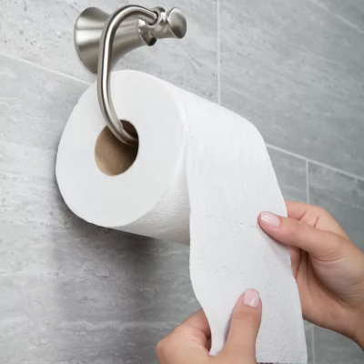 Angel Soft Professional® Toilet Paper & Tissue Roll 4X3.8 IN 2PLY White Embossed EPA Indicator 450 Sheets/Roll