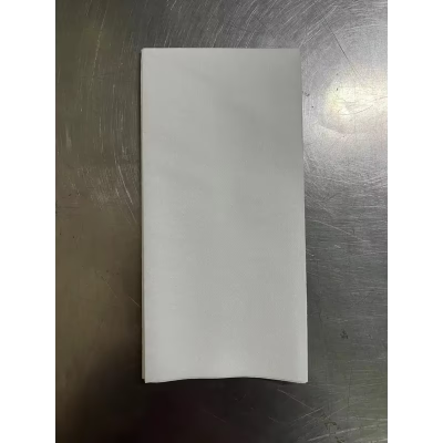 Victoria Bay Folded Guest Towel 12X17 IN 1PLY Airlaid Paper White Linen Feel 100 Count/Pack 5 Packs/Case 500 Count/Case