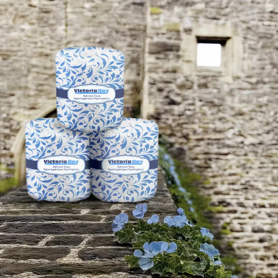 Victoria Bay Toilet Paper & Tissue Roll 3.1X4 IN 2PLY 500 Sheets/Roll 96 Rolls/Case