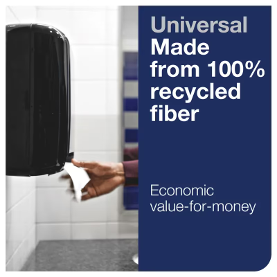 Tork Matic® Roll Paper Towel H1 7.68IN X700FT White Standard Roll Embossed Refill 1.49IN Core Diameter 6 Rolls/Case