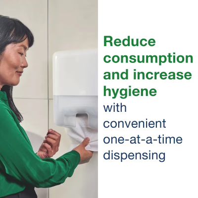 H2 Folded Paper Towel 9.45X8.3 IN 3.15X8.3 IN White Multifold Embossed Refill Compressed 250 Count/Pack 12 Packs/Case