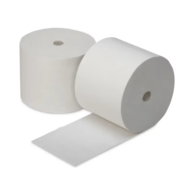 Toilet Paper & Tissue Roll 3.85X4.05 IN 1000 FT 2PLY Coreless 36/Case