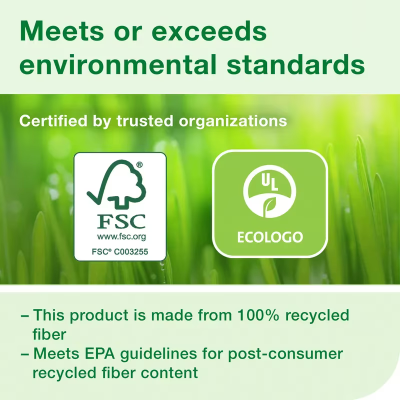 Tork Advance Toilet Paper & Tissue Roll T26 3.75X3.77 IN 312.5 FT 2PLY High Capacity 1000 Sheets/Roll 36 Rolls/Case