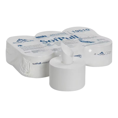 Sofpull® Toilet Paper & Tissue Roll 8.4X5.25 IN 2PLY White Centerpull High Capacity 1000 Sheets/Roll 6 Rolls/Case