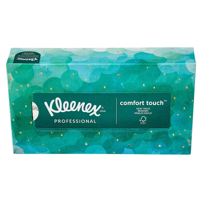 Kleenex® Professional Facial Tissue 8.3X7.8 IN 2PLY White Flat Box 100 Sheets/Pack 36 Packs/Case 3600 Sheets/Case