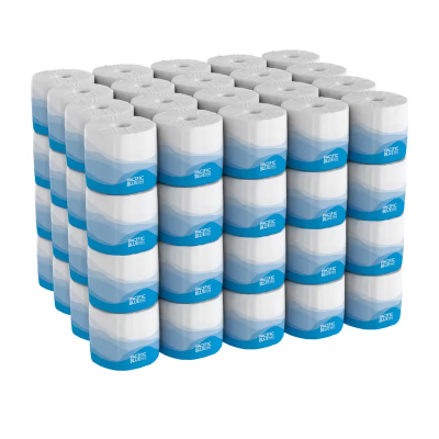 Pacific Blue Select Toilet Paper & Tissue Roll 4X3.8 IN 2PLY White Embossed Standard EPA Indicator 550 Sheets/Roll