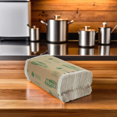 Folded Paper Towel Kraft C-Fold 150 Sheets/Pack 16 Packs/Case 2400 Sheets/Case