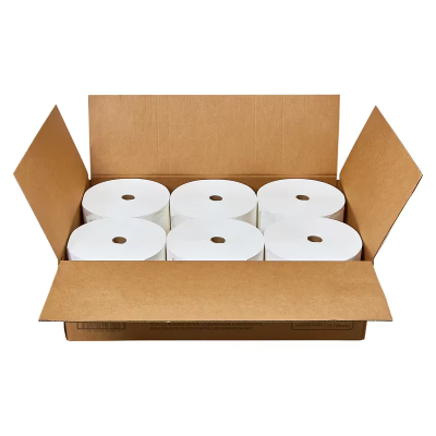 NVI Locor® Roll Paper Towel 7IN 850 FT White Hardwound 6 Rolls/Case