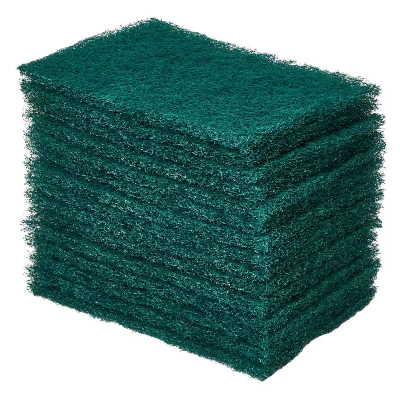 Victoria Bay Scouring Pad 6X9 IN Heavy Duty Fiber Green 15/Case