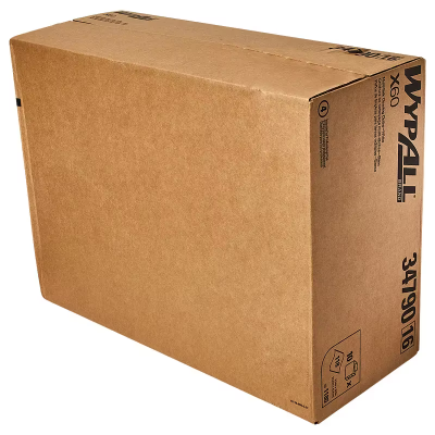 WypAll® X60 Cleaning Wipe 8.34X16.8 IN HydroKnit White Pop-Up Box 118 Count/Pack 10 Packs/Case 1180 Count/Case