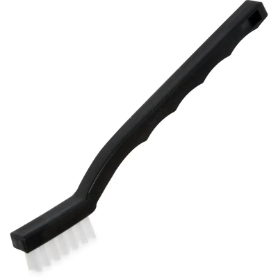 Carlisle Foodservice Products® Flo-Pac® Utility Toothbrush 7 IN PP Nylon Black With White Bristles 1/Each