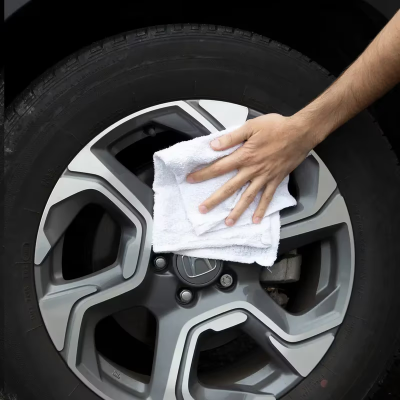 HOSPECO® Clean Up Towel Rag 10 LB Medium (MED) Cotton White Rectangle 1/Case