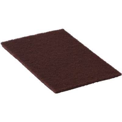 Hand Pad 6X9 IN Synthetic Fiber Maroon 20 Count/Bag 3 Bags/Case
