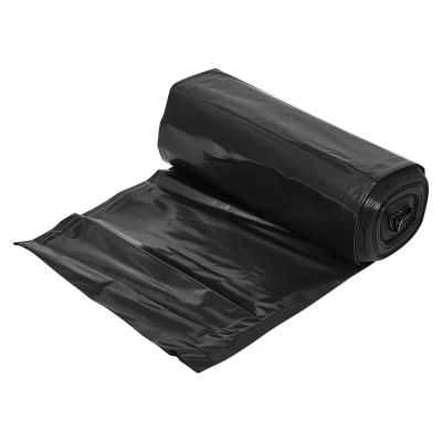 Victoria Bay Can Liner 38X58 IN 60 GAL Black LLDPE 2MIL Roll 100/Case