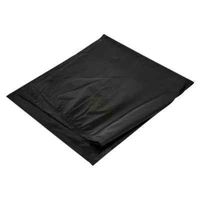 Victoria Bay Can Liner 43X47 IN Black Plastic 1.2MIL Flat Pack 100/Case