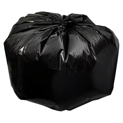 Victoria Bay Can Liner 43X47 IN Black Plastic 1.2MIL Flat Pack 100/Case