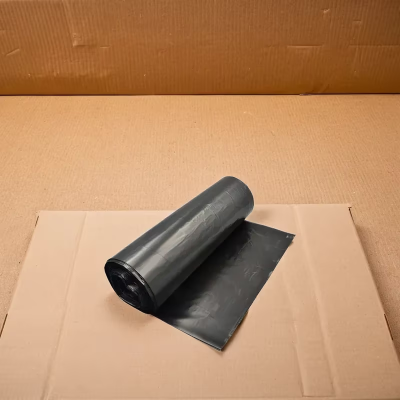 Victoria Bay Can Liner 38X60 IN Black Plastic 16MIC Roll 25 Count/Pack 8 Packs/Case 200 Count/Case