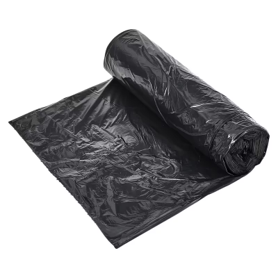 Can Liner 43X50 IN Black LLDPE 0.7MIL 100/Case