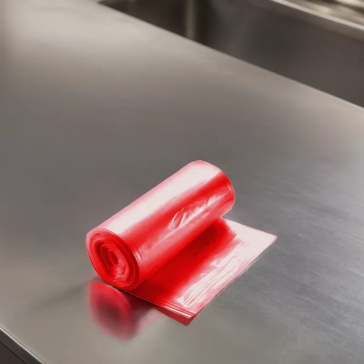 Biohazard Bag 33X39 IN Red Plastic 1.3MIL 150/Case