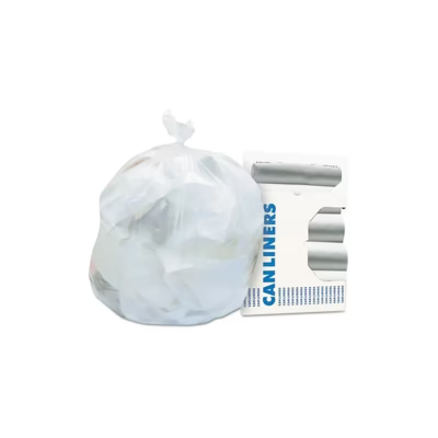 Heritage Can Liner 24X24 IN 8-10 GAL Natural HDPE 8MIC Roll 50 Count/Pack 20 Packs/Case 1000 Count/Case