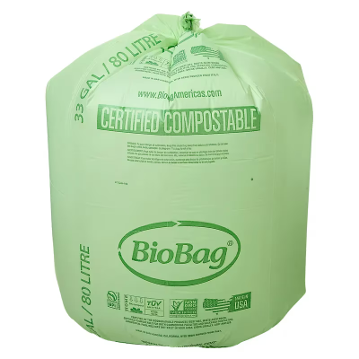 Whole Foods Market Compostable Liner 29.5X46 IN Green Biopolymer 0.88MIL 120/Case