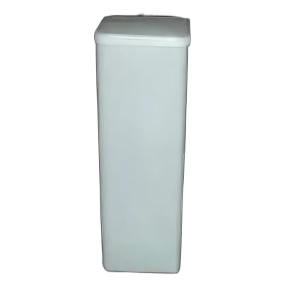 Trash Can 20 GAL 80 QT Plastic With Flat Lid 1/Each