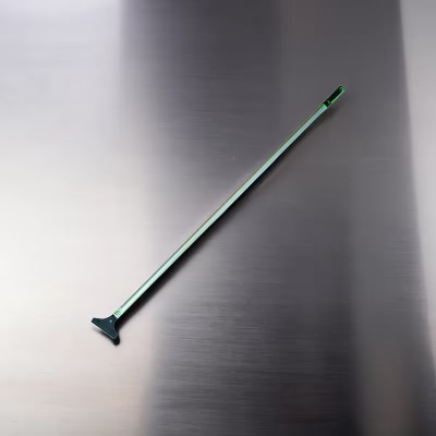 Scraper Light Duty Aluminum Zinc Silver Green Long Handle With 48IN Handle 4IN Head 1/Each