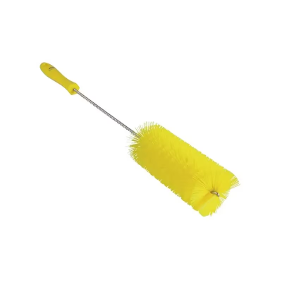 Vikan® Tube Brush 19.7X2.6X2.4 IN Medium (MED) PP Polyester Stainless Steel Yellow 1/Each