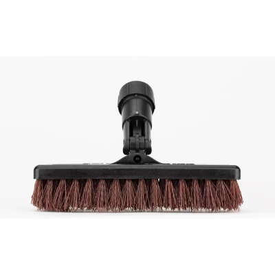 Carlisle Foodservice Products® Flo-Pac® Swivel Scrub Scrub Brush 8 IN Plastic Nylon Red 1/Each