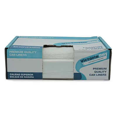 Victoria Bay Can Liner 30X37 IN Natural HDPE 10MIC 500/Case