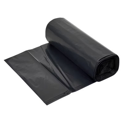 Victoria Bay Can Liner 38X58 IN 60 GAL Black LLDPE 1.5MIL Roll 100/Case