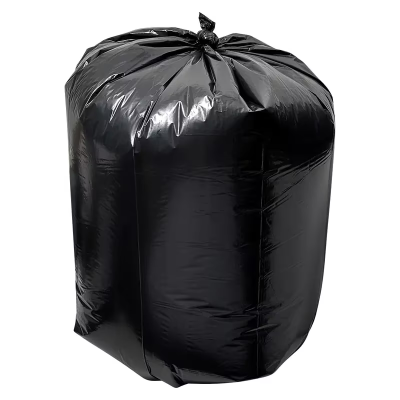 Victoria Bay Can Liner 38X58 IN 60 GAL Black LLDPE 1.5MIL Roll 100/Case