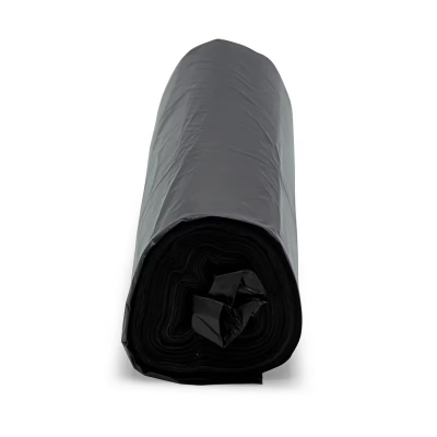 Victoria Bay Can Liner 40X48 IN Black Plastic 19MIC Roll 25 Count/Pack 8 Packs/Case 200 Count/Case