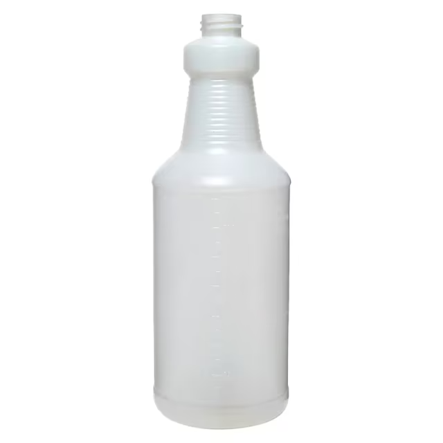 Spray Bottle 32 FLOZ Plastic Clear 1/Each