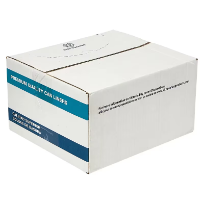 Victoria Bay Can Liner 40X48 IN 45 GAL Natural Plastic 16MIC 250/Case