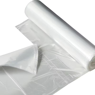 Victoria Bay Can Liner 40X48 IN Clear HDPE 12MIC 25 Count/Pack 10 Packs/Case 250 Count/Case
