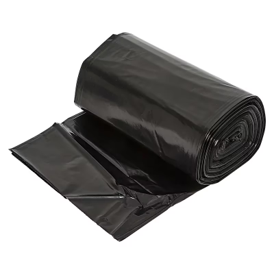 Victoria Bay Can Liner 40X48 IN 45 GAL Black Plastic 16MIC Coreless 250/Case