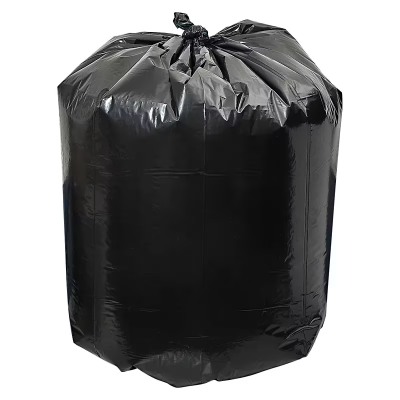 Victoria Bay Can Liner 40X48 IN 45 GAL Black Plastic 16MIC Coreless 250/Case