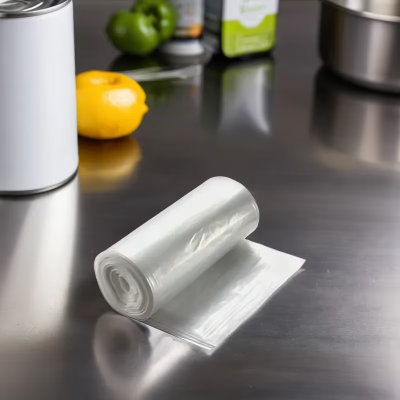 Victoria Bay Can Liner 38X58 IN 60 GAL Clear LLDPE 1.25MIL Roll 100/Case