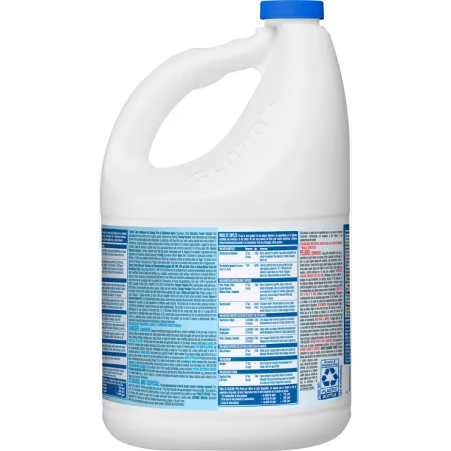 Clorox® Bleach 121 FLOZ Concentrate Antibacterial Child Resistant Screw Cap 3/Case