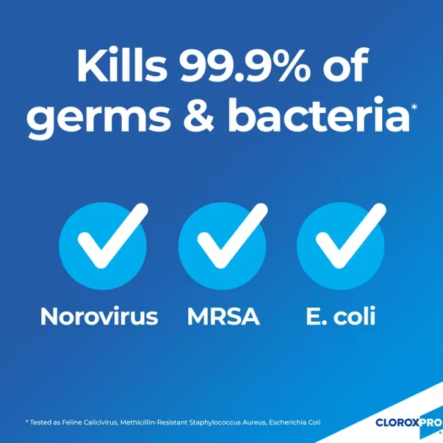 Clorox® Bleach 121 FLOZ Concentrate Antibacterial Child Resistant Screw Cap 3/Case