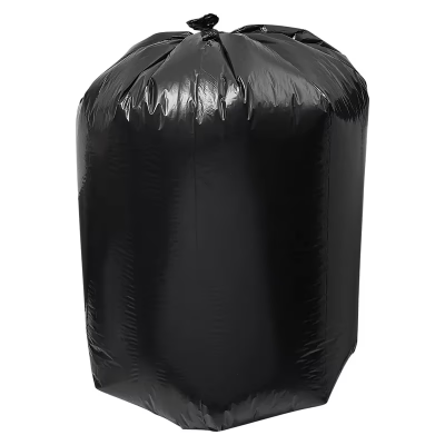 Can Liner 38X58 IN Black LLDPE 1MIL Coreless 25 Count/Pack 4 Packs/Case 100 Count/Case